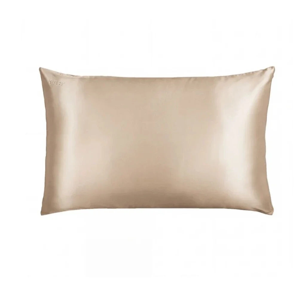 Blissy King 22 Momme 100% Mulberry Silk Pillowcase 22 Momme Champagne Color NEW